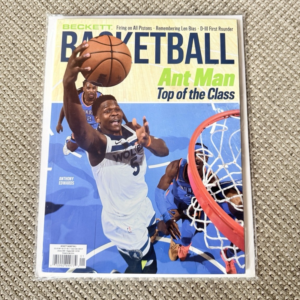 BECKETT BASKETBALL, January 2026, Anthony Edwards, Brand New, Price Guide